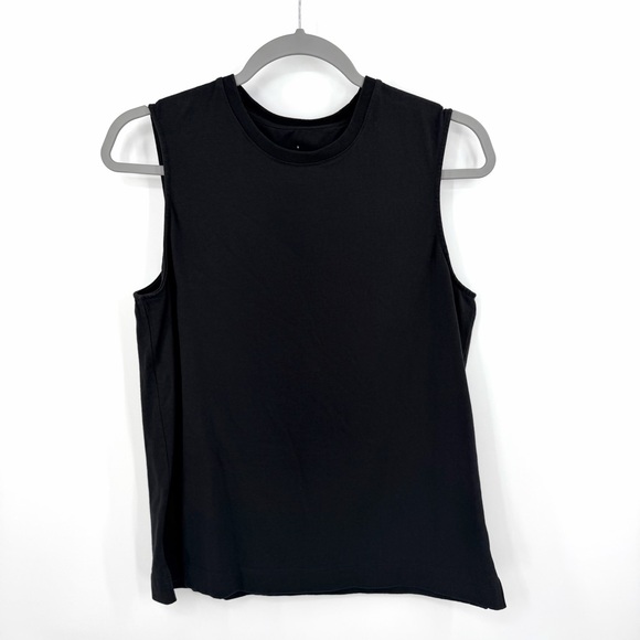 Everlane 100% Organic Cotton Muscle Tank in black Size S NWOT - Picture 2 of 6